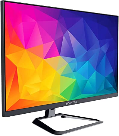 Sceptre 4K IPS 27" 3840 x 2160 UHD Monitor up to 70Hz DisplayPort HDMI 99% sRGB Build-in Speakers, Black 2021 (U275W-UPT)