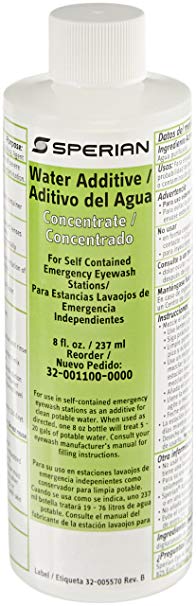 Fendall Porta Stream I, II, III Emergency Eye Wash Station Water Additive, 8 oz. / 237 ml (4 Per Case)