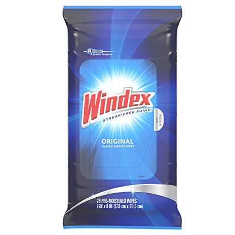 Windex Flat Pack Wipes, 3 Count