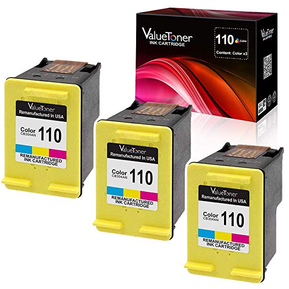 E-Z Ink (TM) Remanufactured Ink Cartridge Replacement For HP 110 CB305AN (3 Color Cartridges) Compatible With Photosmart A310 A316 A432 A436 A442 A446 A510 A520 5426 A610 A617 A622 A628 A637 A710 A717 A827 A311 A420 A433 A440 A444 A447 A512 A522 A532 A612 A618 A626 A630 A640 A712 A820 A828 A314 A430 A434 A441 A445 A448 A516 A522XI A536 A616 A620 A627 A636 A646 A716 A826 Printer