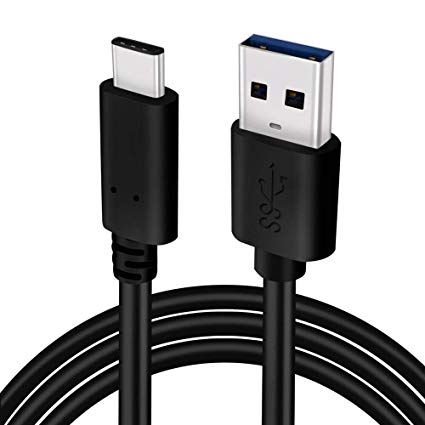 CBUS 6ft USB-C Cable for Samsung Galaxy Book2, Tab A 10.5, Tab S4, LG V40 V35 ThinQ, LG Q7 , OnePlus 6T, CAT S48C, Alcatel 7, Moto G6 Z2 Force, RAZER Phone 2, T-Mobile REVVL 2 Plus Fast Charging Cable