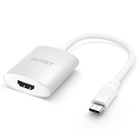 AUKEY USB C to HDMI Adapter, 4K, 1080P Supported for MacBook, Chromebook and More