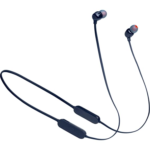 JBL Tune 175BT, Wireless Bluetooth in-Ear Headphone with Mic, Pure Bass Sound, 14 Hours of Playtime, Multi-Point Connectivity, Voice Assistant Support, Bluetooth 5.0 (Blue)