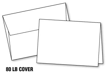Blank Cards with Envelopes, (10"x7") 5"x7" When Folded, Scored, Heavy Duty, Blank Greeting Cards Printable (20 Cards & Envelopes).