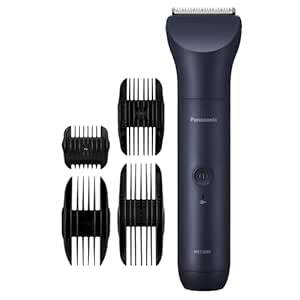 Panasonic MultiShape Electric Hair Clipper with Four Dual Comb Attachments for Cutting Lenghts from 0.9-30mm, Cordless, Waterproof Wet/Dry Hair Trimmer for Men with Long-Lasting Battery - ER-CKN3-A