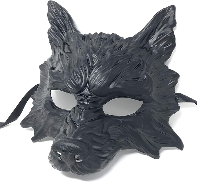 STORM BUY Steampunk Style Wolf Mask Scary Horror Devil Wolf Masquerade Halloween Costume Cosplay Party mask