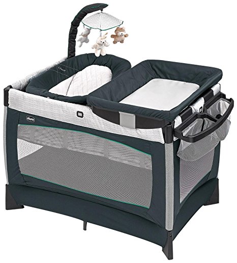 Chicco Lullaby Baby Playard- Empire, Gray