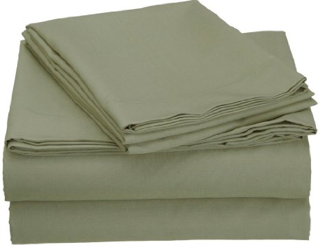 Bed Sheets Bedding King Green Sage
