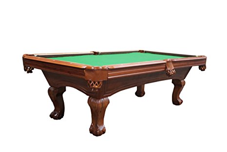 Empire USA Signature Series The Clawson Pool Table with 1-Inch Slate Top, 8-Feet, Cherry