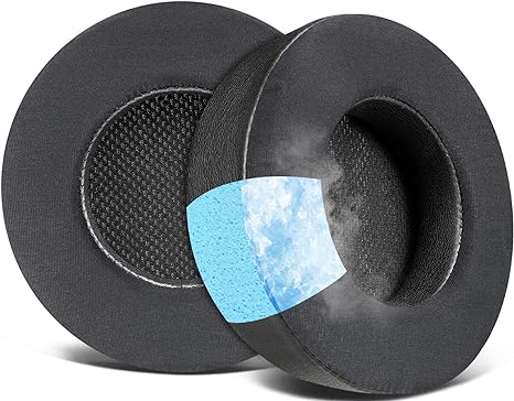 SOULWIT Cooling-Gel Ear Pads Replacement for Corsair Virtuoso RGB Wireless XT SE Gaming Headset, Earpads Cushions with Noise Isolation High-Density Foam, Added Thickness