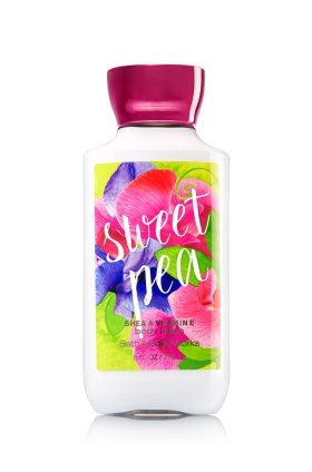 Bath & Body Works Sweet Pea Body Lotion Signature Collection 8 oz