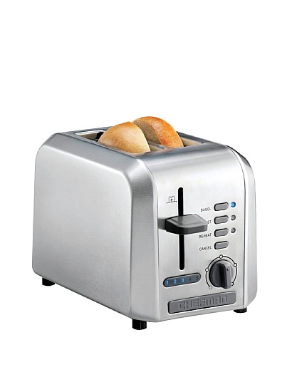 Chefman RJ31-SS Stainless 2-Slice Toaster, Silver