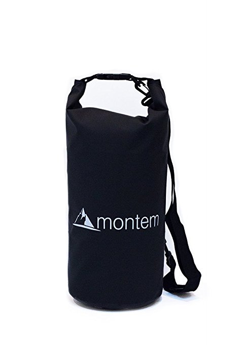 Montem Premium Waterproof Bag / Roll Top Dry Bag - Perfect for Kayaking / Boating / Canoeing / Fishing / Rafting / Swimming / Camping / Snowboarding