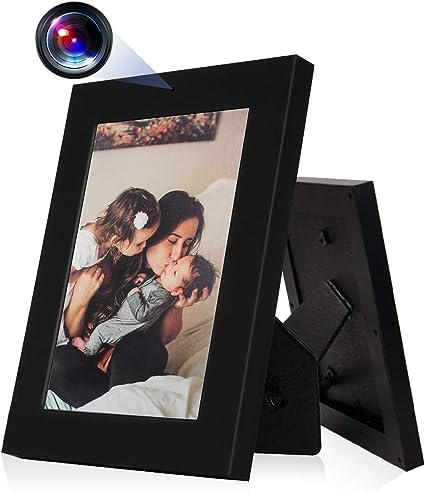 Spy Camera Photo Frame Hidden Camera 1080P Video Recorder for Home Security Nanny Camera with Motion Detection Wireless Surveillance Camera, No WiFi Function