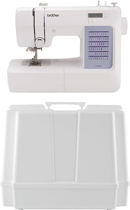 Brother CS5055 Computerized Sewing Machine and 5300A Hardcase for Carrying and Storage