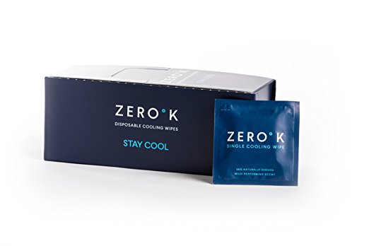 Zero K - Cooling & Cleansing Towelette Wipes - Single Wipes (30/Box)