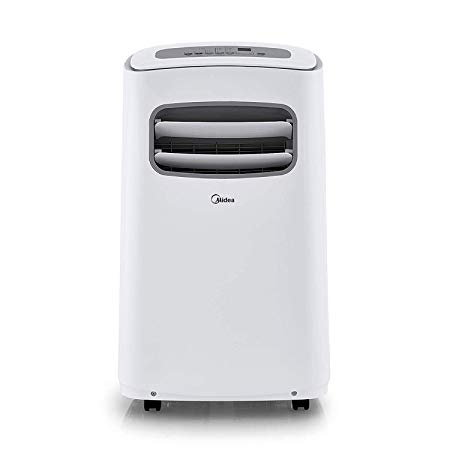MIDEA MPF10CR81-E Portable Air Conditioner 10000 BTU Easycool AC (Cooling, Dehumidifier and Fan Functions) for Rooms up to 150 Sq, ft. with Remote Control, 10,000, White
