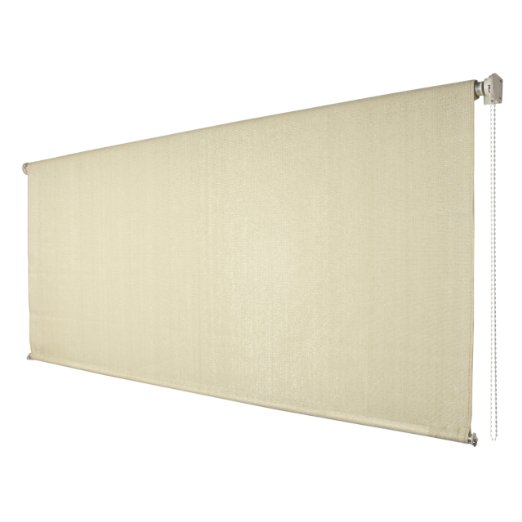 Coolaroo Exterior Cordless Roller Shade 6ft x 6ft Sesame