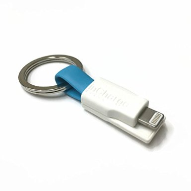 The inCharge Ultra Portable Charging Cable USB to Lightning 10mm Thin Version Cyan