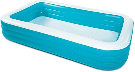 Summer Waves 10ft x 6ft x 22in Deluxe Inflatable Backyard Kiddie Splash Pool