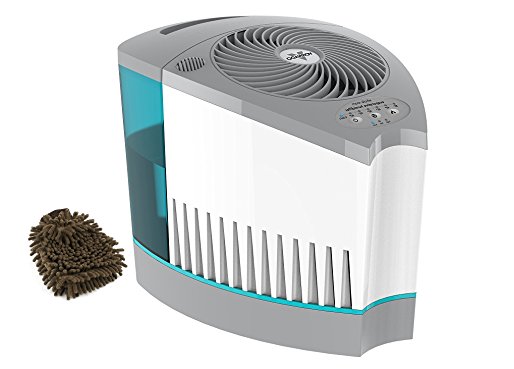 Evap3 Filter Vornado Evaporative Humidifier, Whole Room, White (Complete Set) w/ Bonus: Premium Microfiber Cleaner Bundle