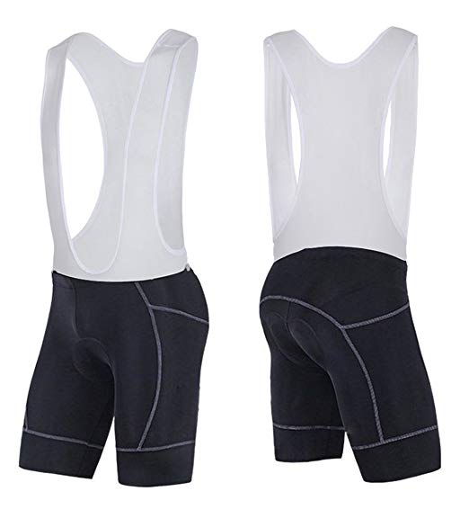 sponeed Men's Road Bike Shorts Bib Pants Gel Padded Cycling Knickers Compression Cycle Bottoms