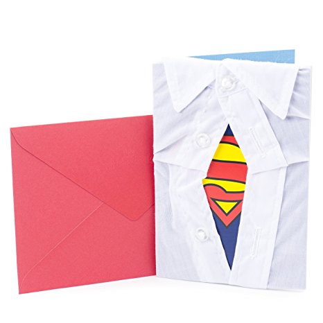 Hallmark Signature Birthday Greeting Card for Him (Superman Silhouette)