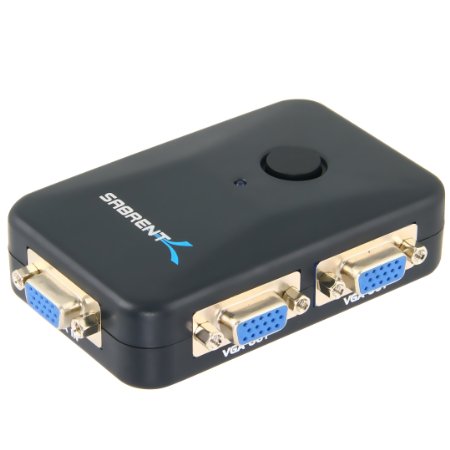 Sabrent VD-VS4P 4 Port VGA Video Splitter with up to 2048x1536 High Resolution and 350Mhz