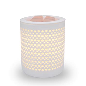 Gaea Electric Candle Warmer Ceramic Wax Melt Warmer with Dimmer Switch Fragrance Oil Burner Tart Burner Aroma Decorative Lamp for Gifts & Decor Gift for Friend and Family (Pattern 1)