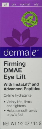 DERMA E Natural Body Care Firming Dmae Eye Liftm, Instalift and Advanced Peptides