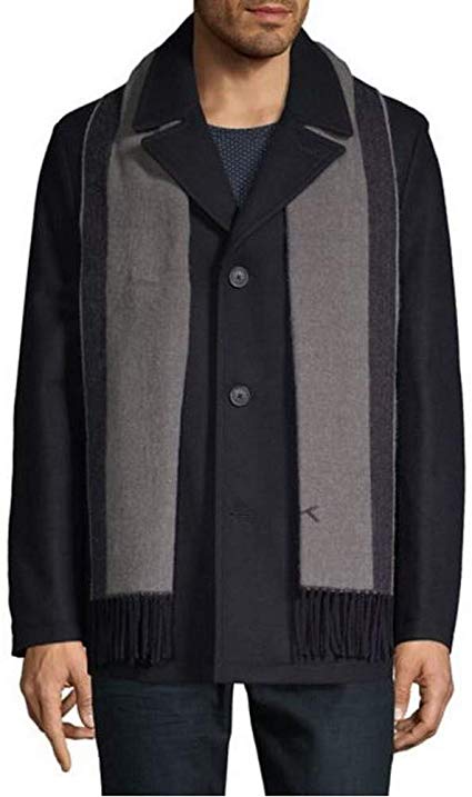 Michael Kors Men's Monroe Scarf Coat