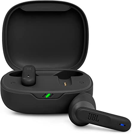 JBL Wave 300 TWS True Wireless In-Ear Bluetooth Headphones in Charging Case - Wireless Earbuds with Integrated Microphone, 26 hours of Playback, in Black