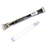 Cyalume SnapLight Industrial Grade Chemical Light Sticks White 6 Long 8 Hour Duration Pack of 10