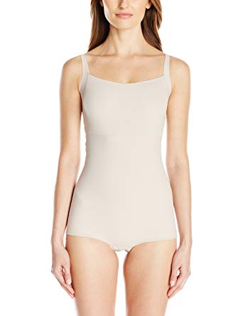 Leonisa Women's Undetectable Edge Supportive Bust Complete Bodysuit Shaper