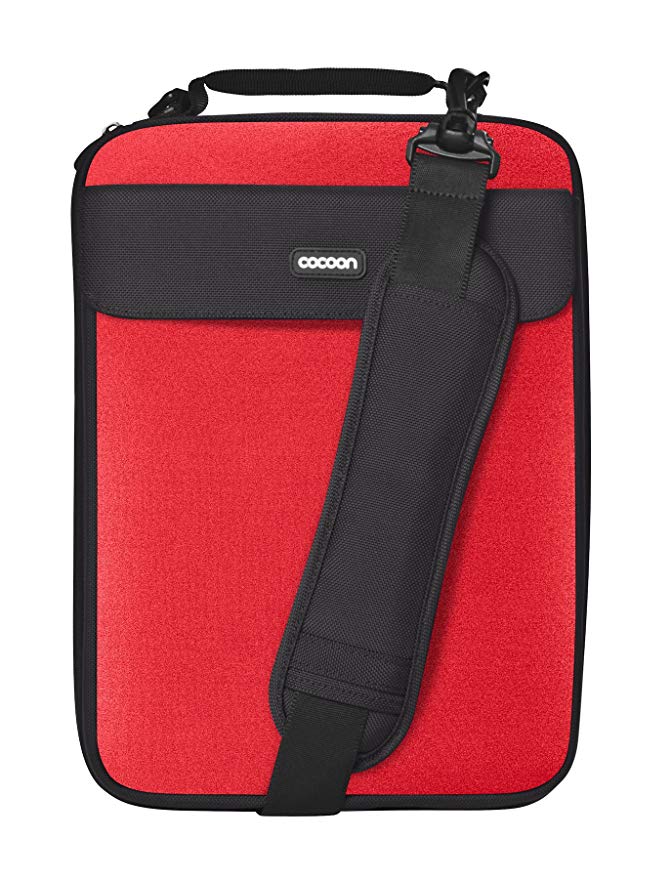 Cocoon CLS358RD NoLita II Neoprene 13" Laptop Sleeve includes GRID-IT! Accessory Organizer (Racing Red)