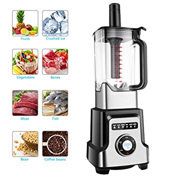 Elepawl Professional Power Blender, 32000RPM High Rotation Speed Mixer Nutrition Food Blender Processor for Smoothies Ice Fruit Vegetable Mayonnaise (64oz, 1400W, 6Pcs Blades, 10 Speed Setting)