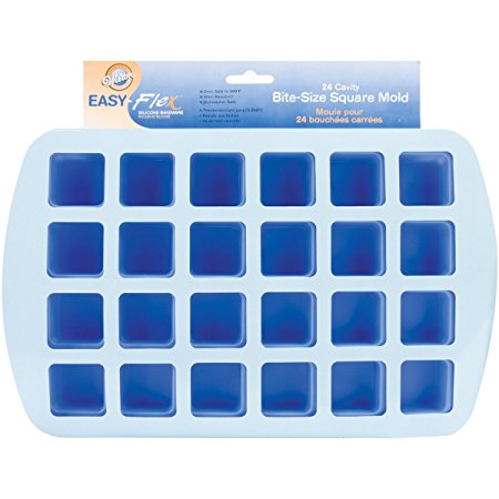 Wilton 2105-4890 Easy Flex Silicone 24-Cavity Bite Square Pan