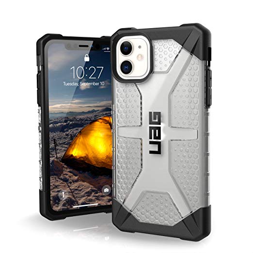UAG Designed for iPhone 11 [6.1-inch Screen] Plasma Feather-Light Rugged [Ice] Military Drop Tested iPhone Case
