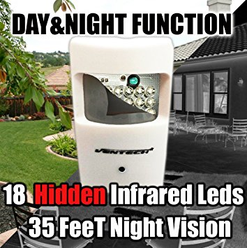 VENTECH CCTV Motion Detector type PIR Camera 1000tvl 18 hidden IR leds Night Vision Home Surveillance 3.6mm pinhole Lens Wideangle Indoor aa