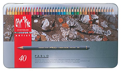 CREATIVE ART MATERIALS Caran d'Ache Pablo Pencil Set of 40 (666.340)