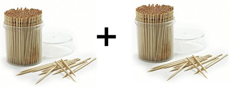 Norpro 360-Pack Ornate Wood Toothpicks (2)