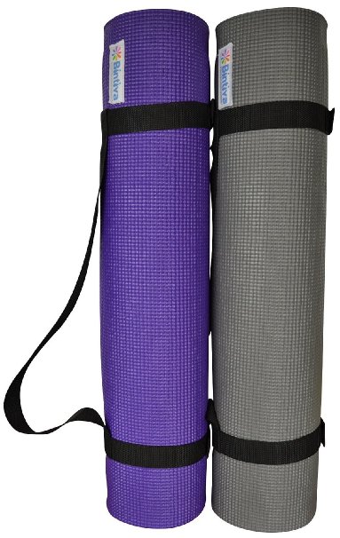 Luxurious Yoga Mat - 14 Inch Eco Friendly High Density Mat Including Velcro Carrying Strap