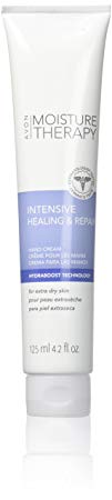 Avon Moisture Therapy Intensive Healing & Repair Hand Cream Extra Dry Skin 4.2 Fl Oz. Fragrance Free - Qty 2