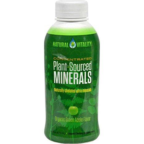 Natural Vitality Concentrated Plant-Sourced Minerals - Green Apple 16 fl.oz.