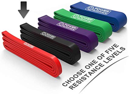 POWER GUIDANCE Pull Up Assist Bands - Heavy Duty Resistance Band, Mobility & Powerlifting Exercise Bands, Perfect for Body Stretching, Powerlifting, Resistance Training, Single Band & Set