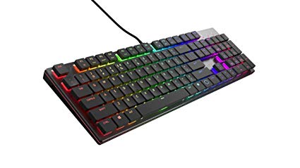 Cooler Master SK-650-GKLR1-US Cooler Master SK650 Mechanical Keyboard with Cherry MX Low Profile Switches in Brushed Aluminum Design