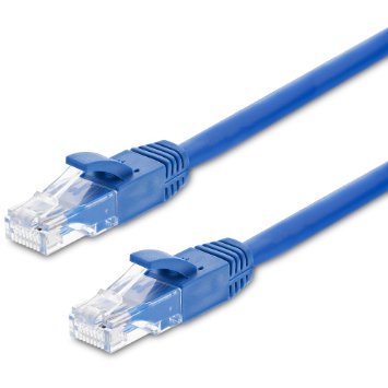 Fosmon (50 Feet - 15.2 Meter) Cat6 LAN Network Ethernet Cable - Blue