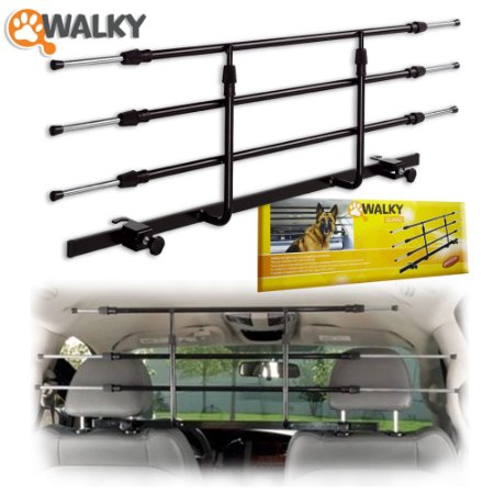 Walky Guard Adjustable Car Barrier for Pet Automotive Safety