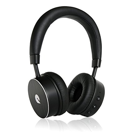 Bluetooth Headphones - Ultra Bass Comfort - Passive Wireless Headphones from iQualTech (Black)