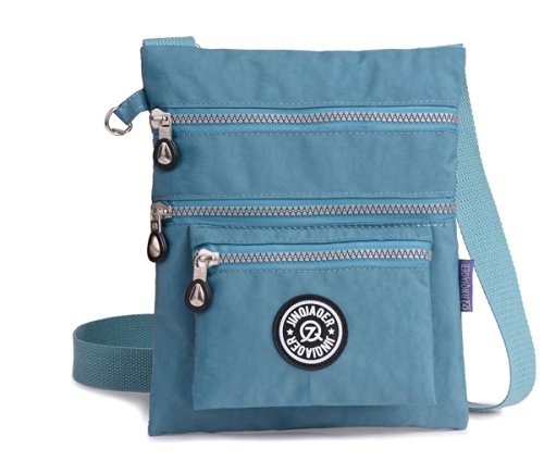 Govc Simple Lightweight Multi-pocket Waterproof Nylon Casual Shoulder Crossbody Bags Zipper Handbags